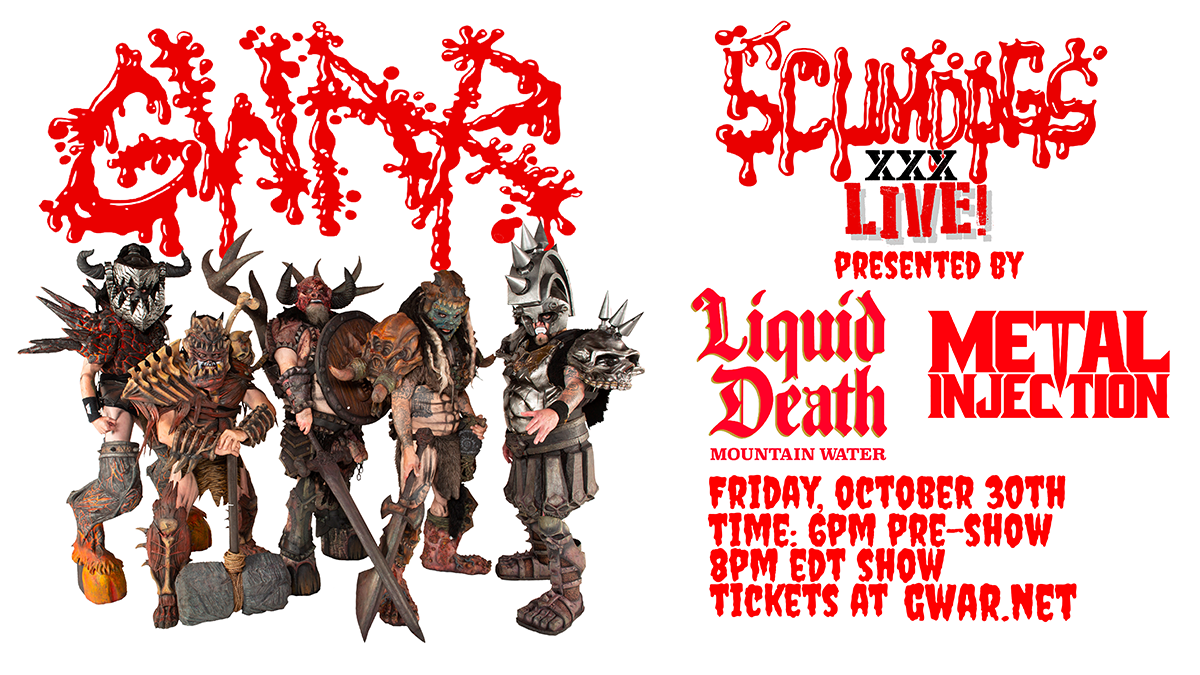 Announcing Scumdogs XXX Live! The 30th Anniversary reunion show of Scu –  GWAR