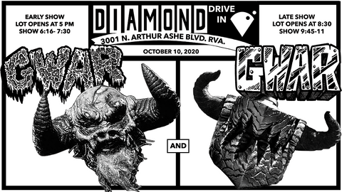GWAR Announces Two Drive-In Shows For October 10th in Richmond, VA
