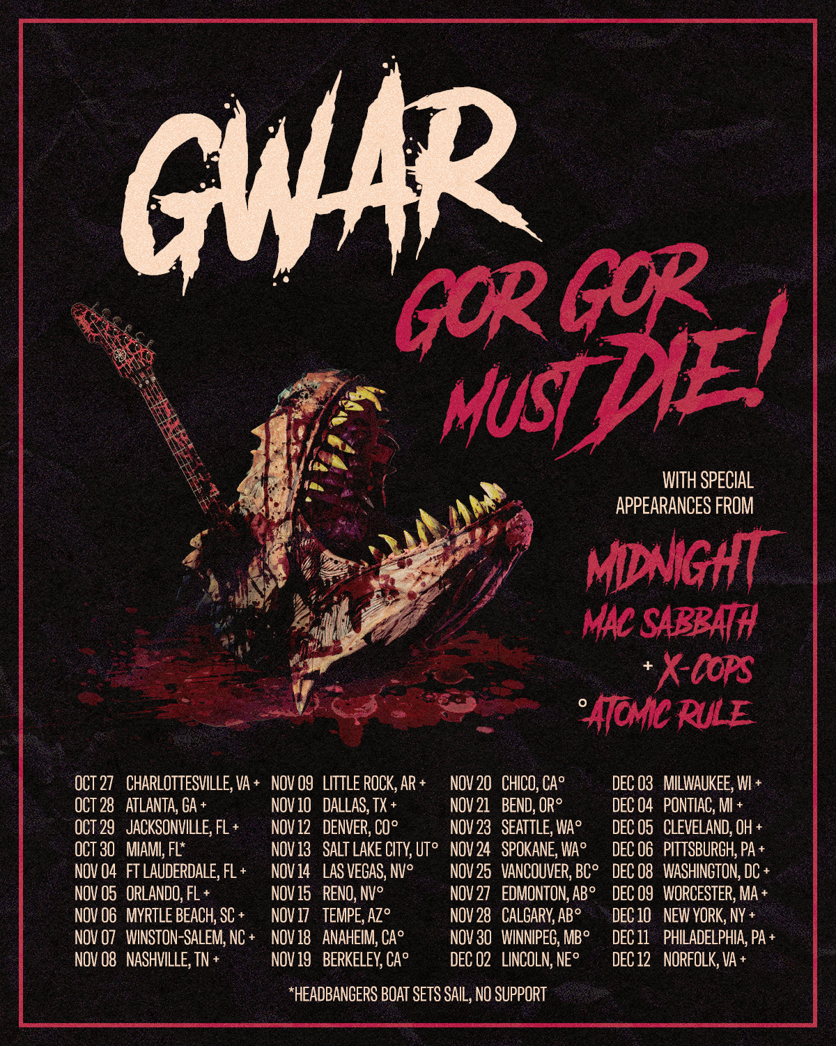 洋楽 GWAR The Official Cyber-fortress of Your Lords and Masters GWAR