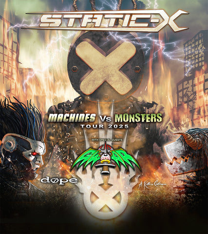 GWAR & Static-X Unleash "Machines Vs. Monsters" Tour As GWAR Celebrates 40 Years of Groundbreaking Shock Rock