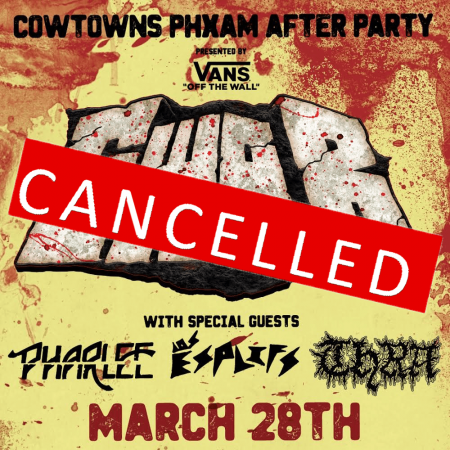 Cowtowns Phxam After Party Canceled