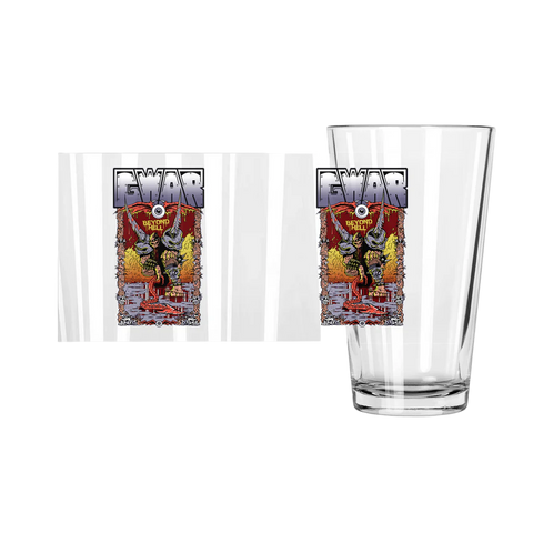 Beyond Hell Oderus Pint Glass