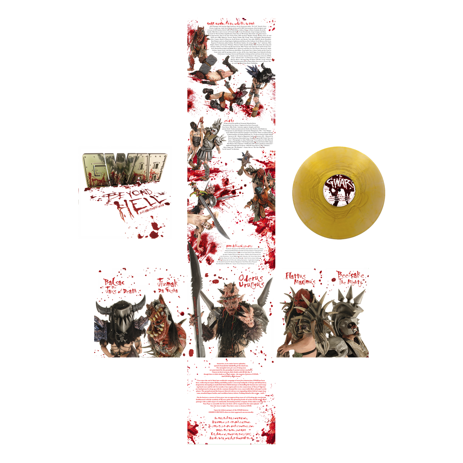 洋楽 GWAR The Official Cyber-fortress of Your Lords and Masters GWAR