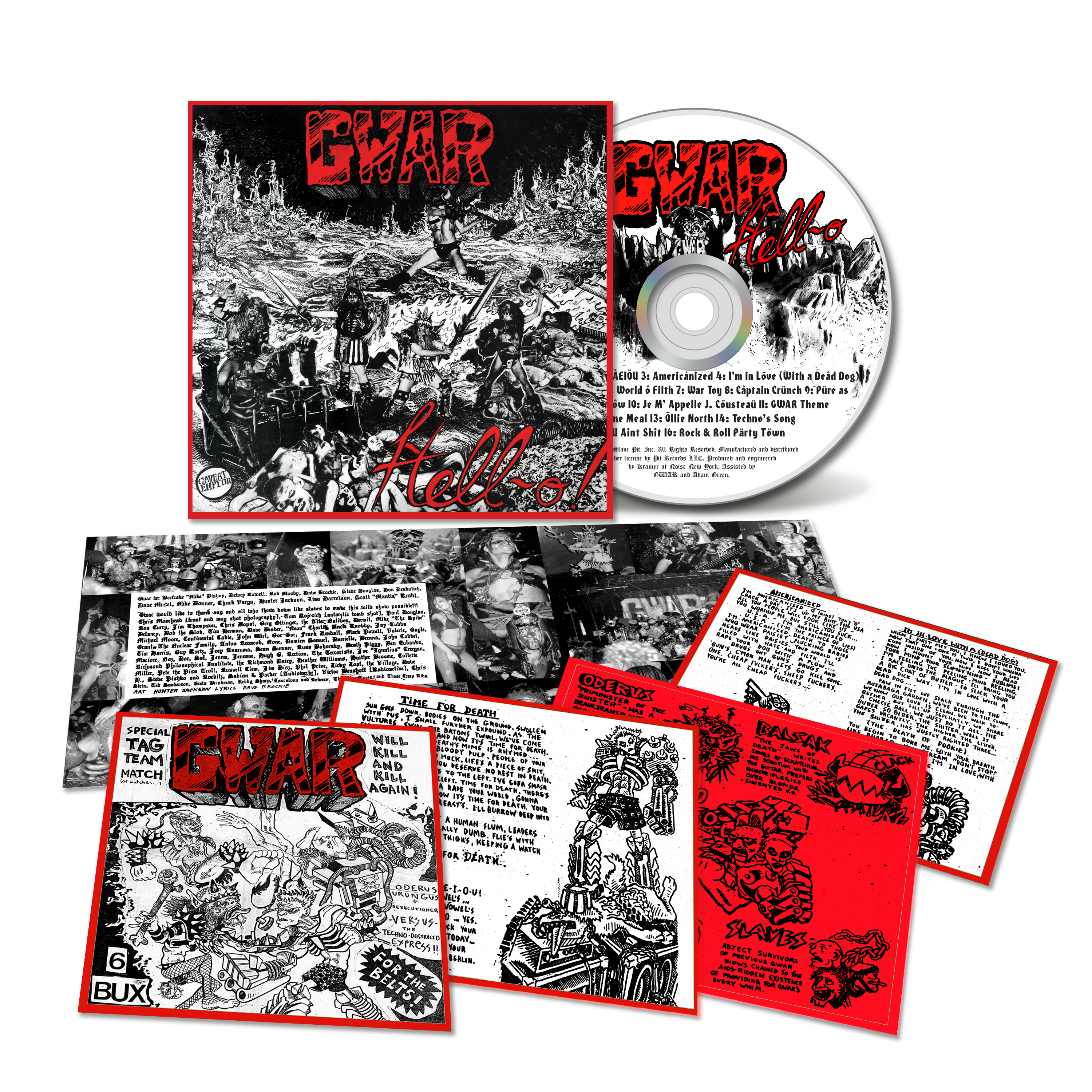 Hell-O! (36th Anniversary Edition) CD – GWAR Hell-O! (36th Anniversary Edition) CD – GWAR