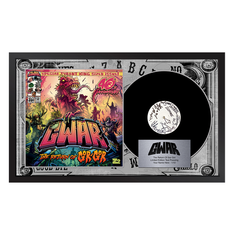 The Return of Gor Gor Test Pressing Plaque