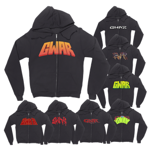 Gwar zip best sale up hoodie